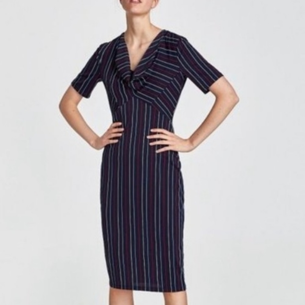 ZARA | Bodycon Midi Dress